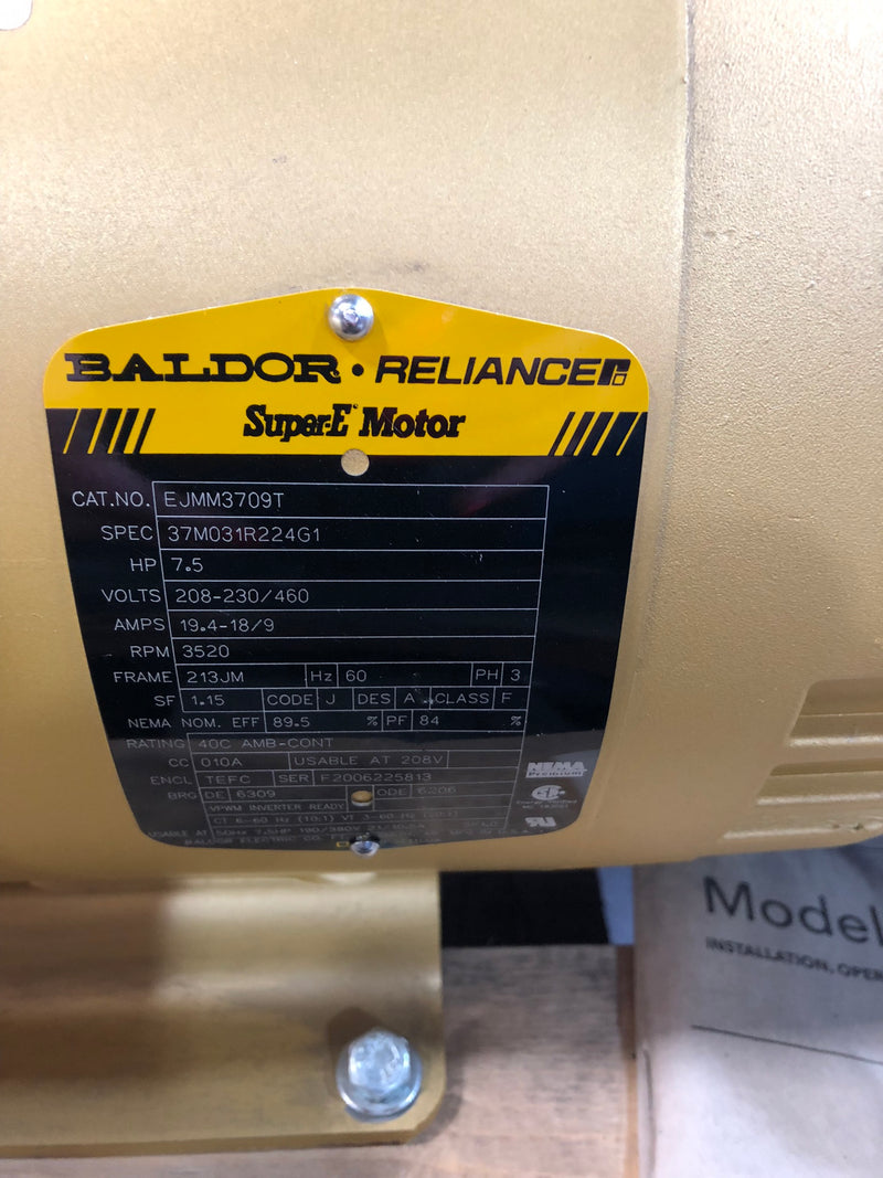 Baldor EJMM3709T Motor with Gould Pump 5BF1K9H0