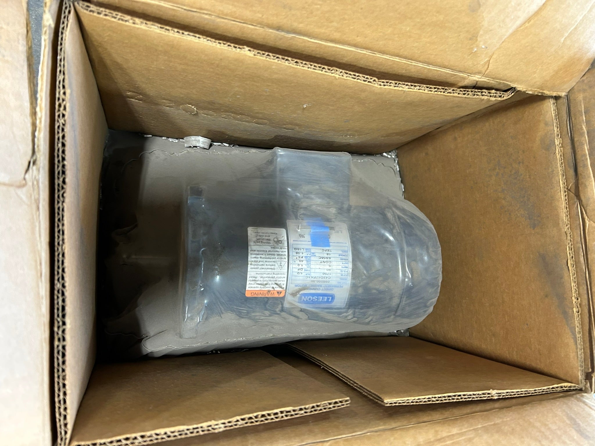 Leeson 098000.00 General Purpose Motor 1/2 HP 1750 RPM 90 Volts C42D17FK1C