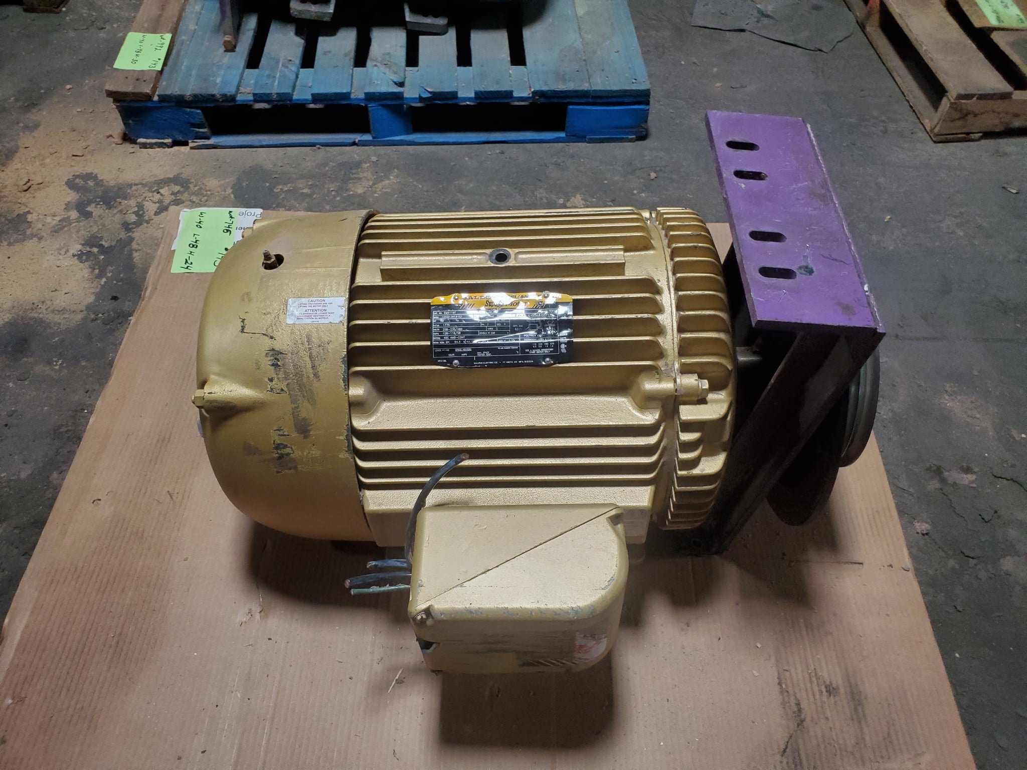 Baldor Reliance EM4115T Electric Motor 50HP 1775 RPM 208-230/460V 326T TEFC 3PH
