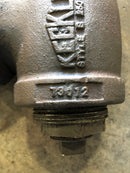 Keckley Y 2" Strainer Valve 73012 Style B 250 Lbs.