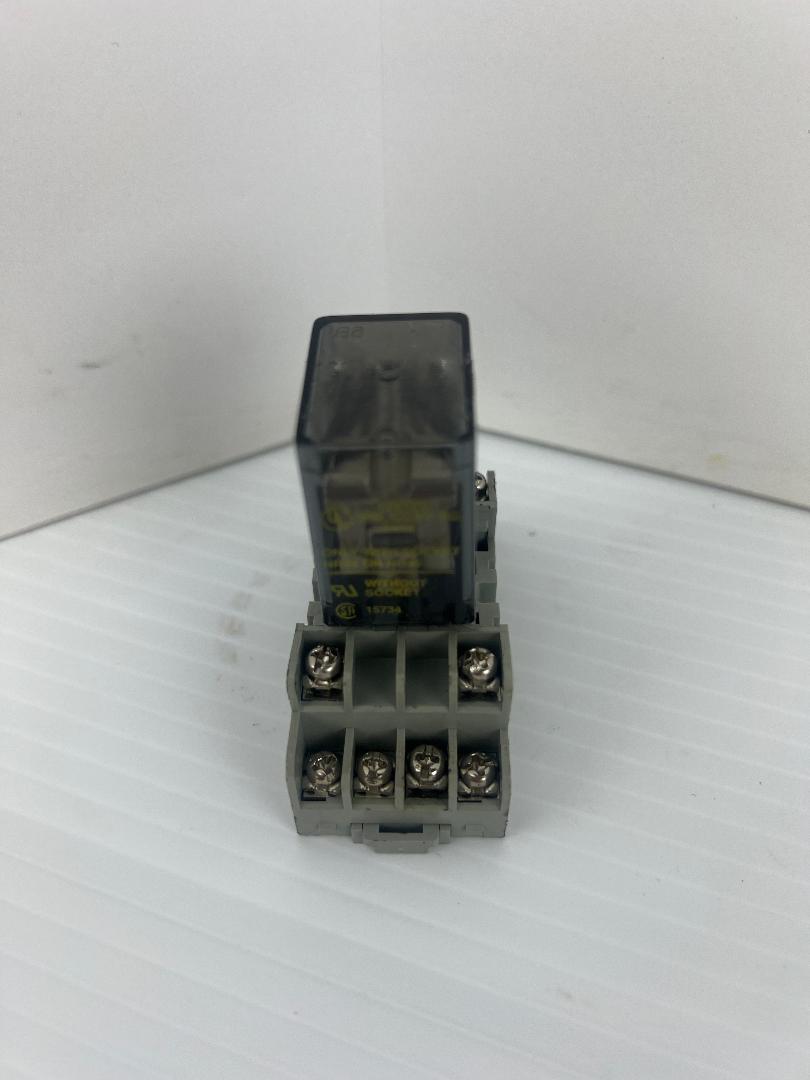 Square D 8501 Relay Type: RS14V20 Ser. B With Base Type: NR45 - Lot of 3