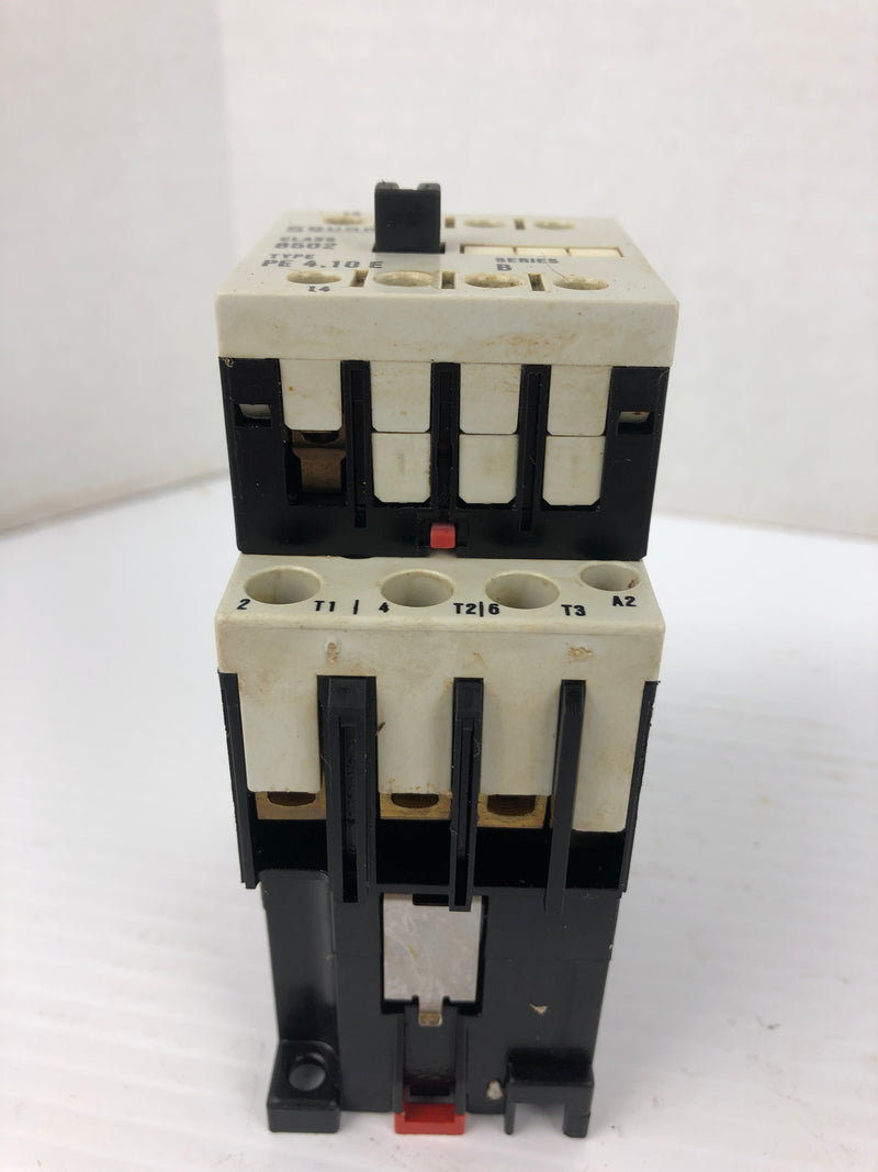 Square D PE 4.00 E Contactor with P 4.10 Class 8502