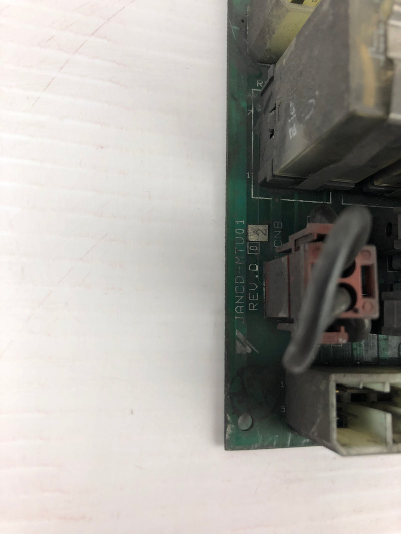 Yaskawa JANCD-MTU01 Distribution Circuit Board Rev D02