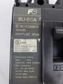 Fuji Electric BU-ECA3070 Circuit Breaker 70Amp 240V-AC 3 Pole