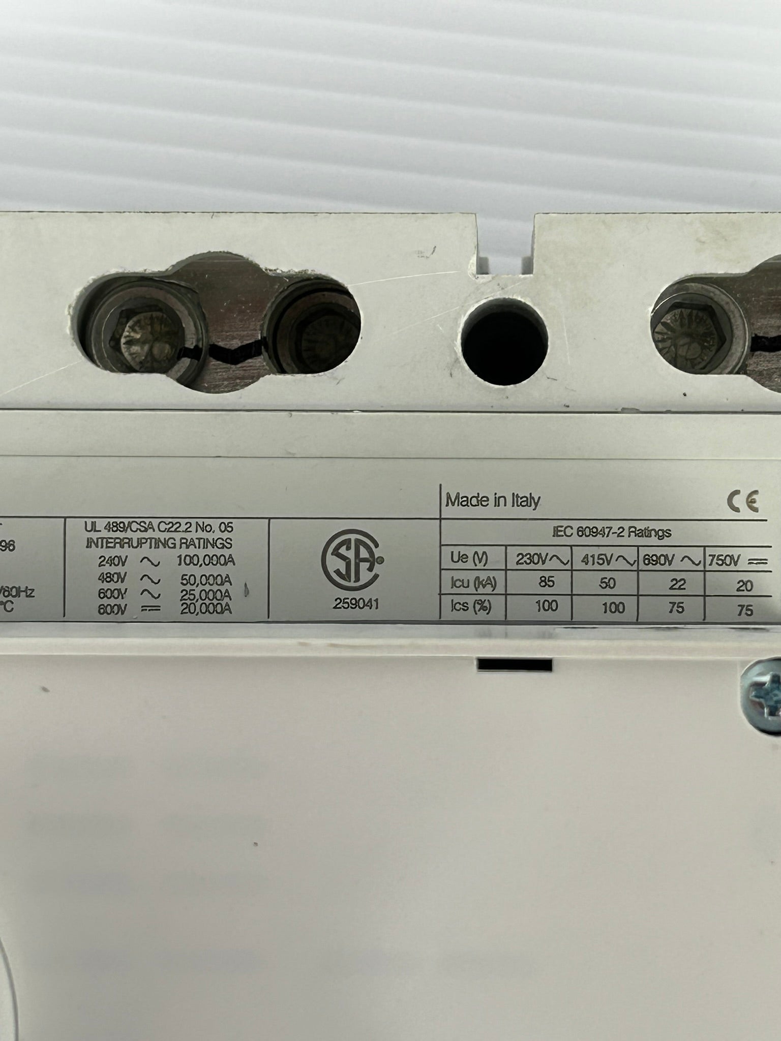 Allen Bradley 140G-M5F3-D80 Circuit Breaker with 140G-N7 /A On Off Switch