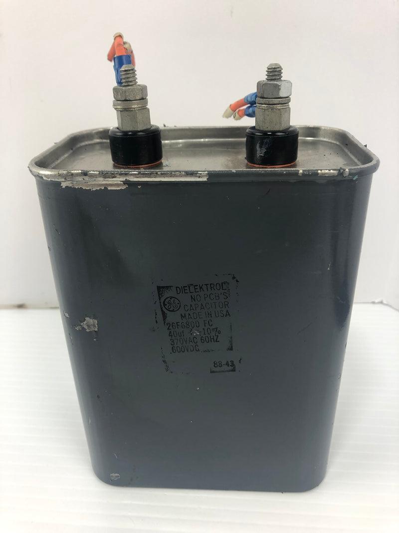 Dielektrol 26F6800 FC Capacitor 600VDC 40uF 60Hz