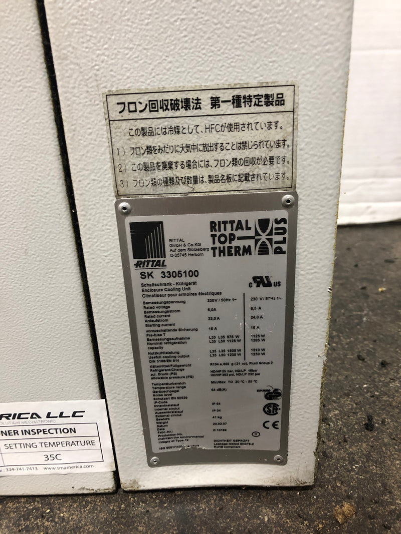 Rittal SK3305100 Cooling Unit Enclosure 230V 1PH 50/60Hz