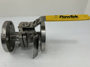 FlowTek F15 3/4" Stainless Steel Valve CF8M 275PSIG TFM-1600 150