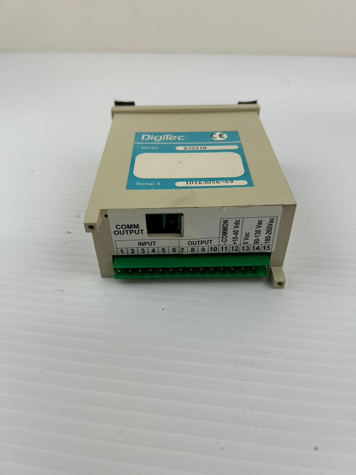 Digitec D3221H Digital Panel Meter Process Indicator 5-Digit LED 1/8 DIN 115VAC