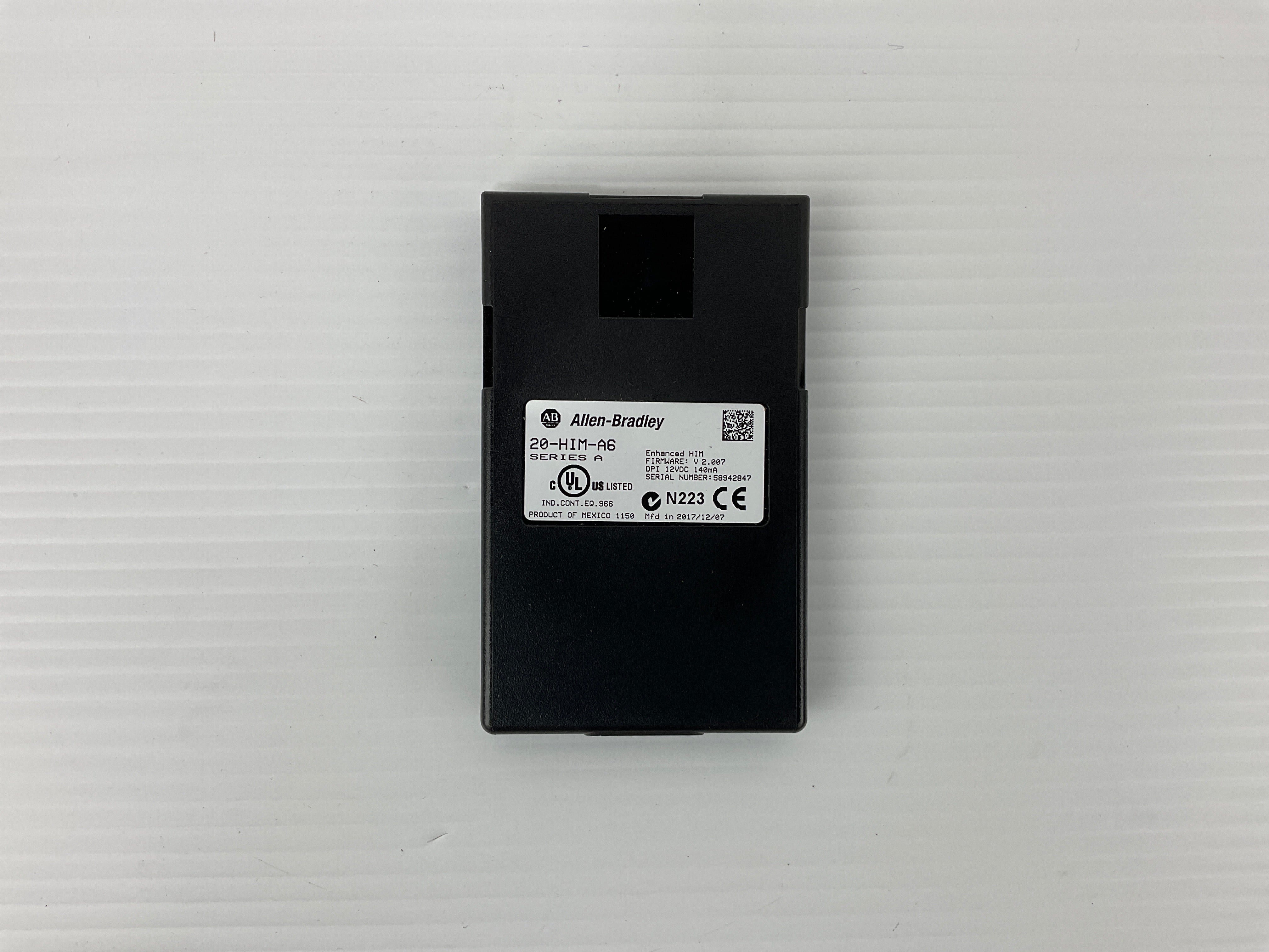 Allen-Bradley 20-HIM-A6 Enhanced HIM Keypad 12 VDC 140 mA Series A