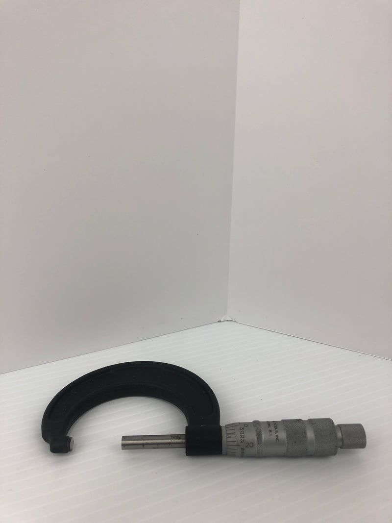 Central Tools 0-25mm Flat Micrometer