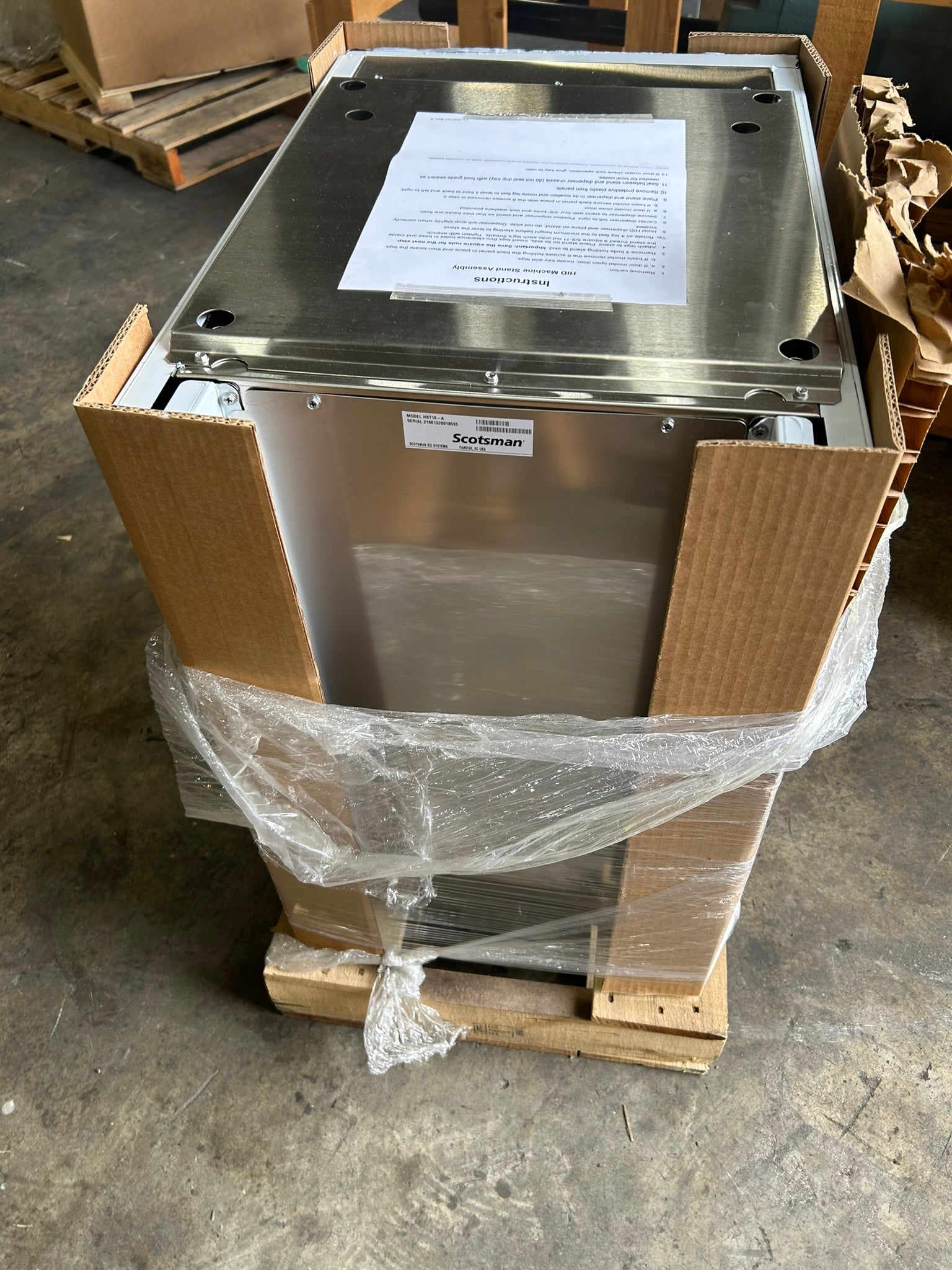 Scotsman HST16-A Ice Machine Stand for HID312 with Locking Door