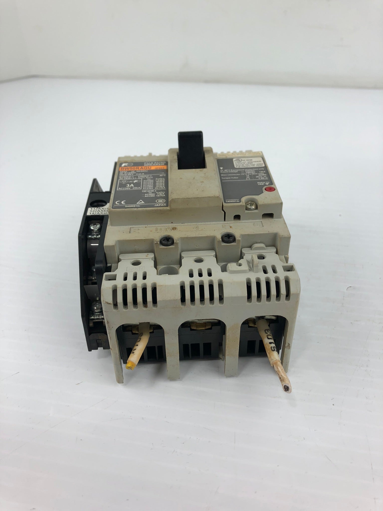 Fuji Electric BW50RAGU 3P003 Auto Circuit Breaker 3A
