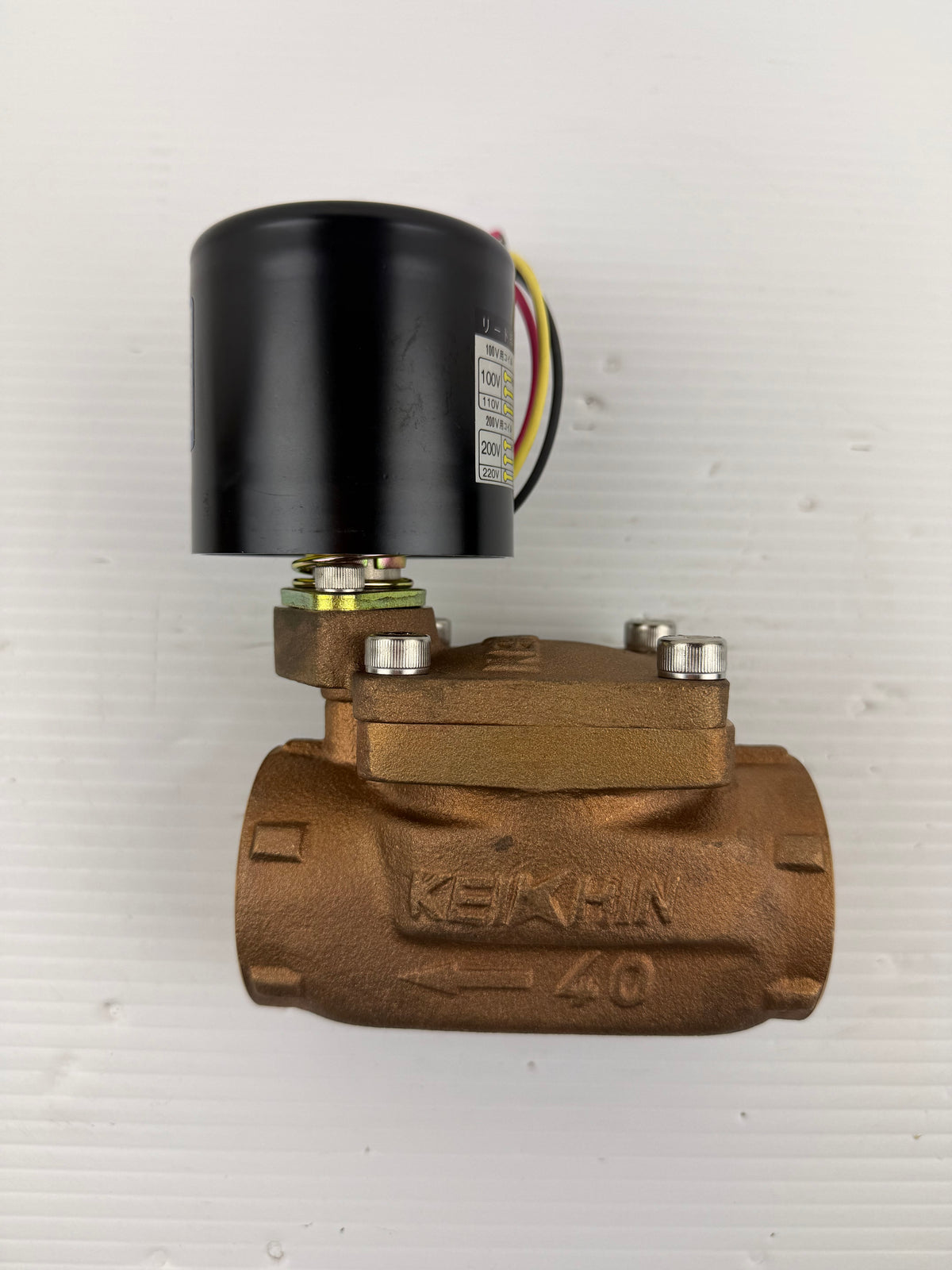 Kei Hin Electric Solenoid Valve TEN-40WAGM 110/110V