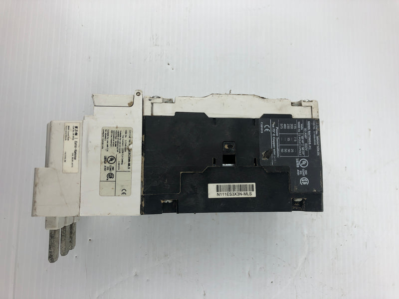 Eaton N02NEXCXNN-MLS Starter Contact Block 90A 600V N04NES3X3N