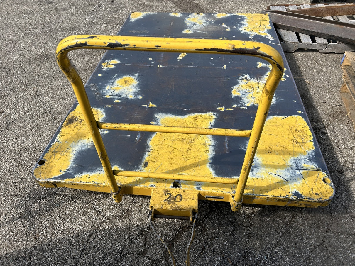 Steel Cart Heavy Industrial Commercial Flat Moving Material Handling 7.5'L x 5'W