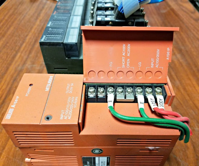 Mitsubishi Melsec Power Supply A1S61P with Output Unit A1SY41