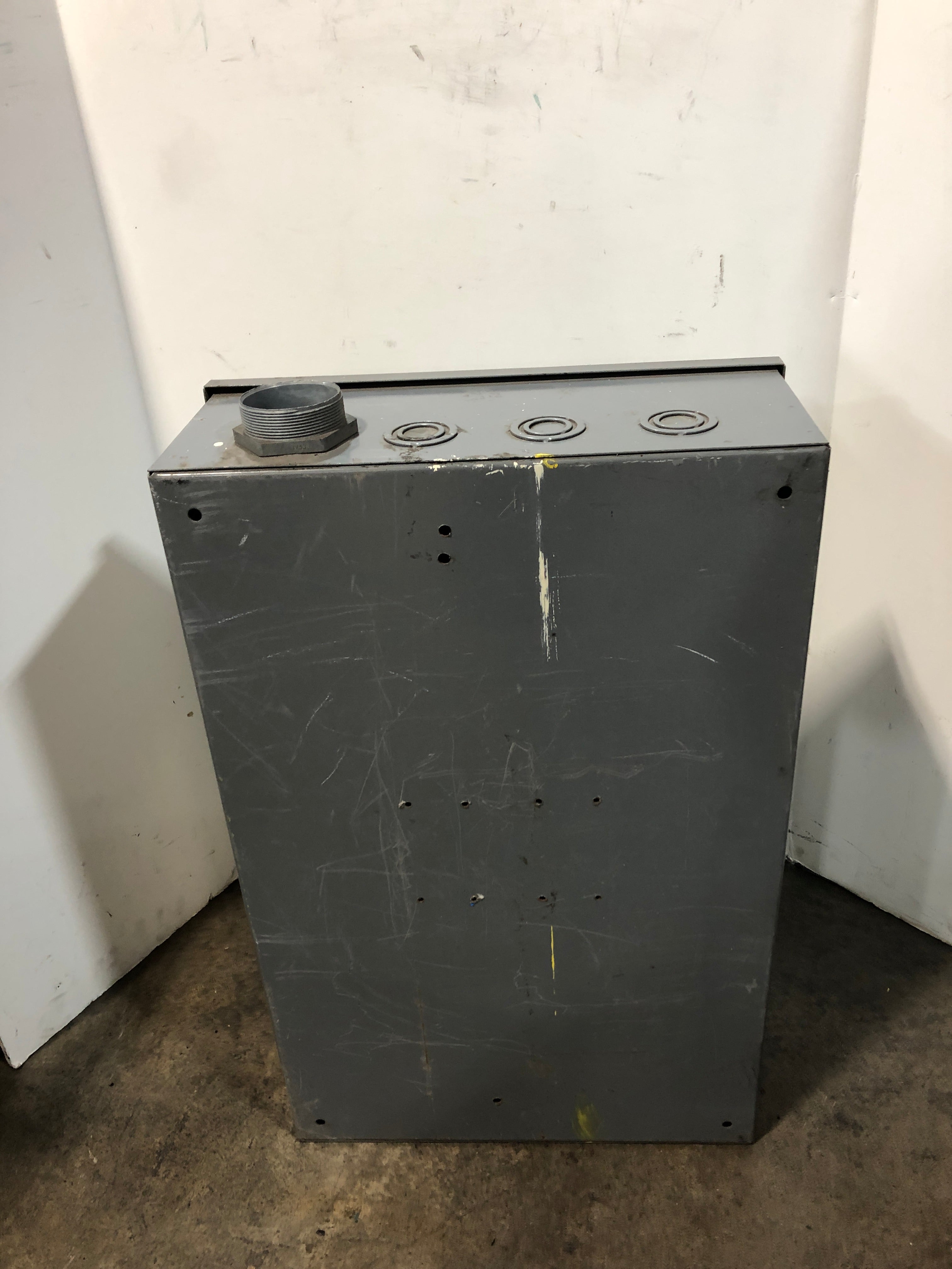 Unity Mfg. UL K-196 Electrical Enclosure Cut-Out Box Steel Gray