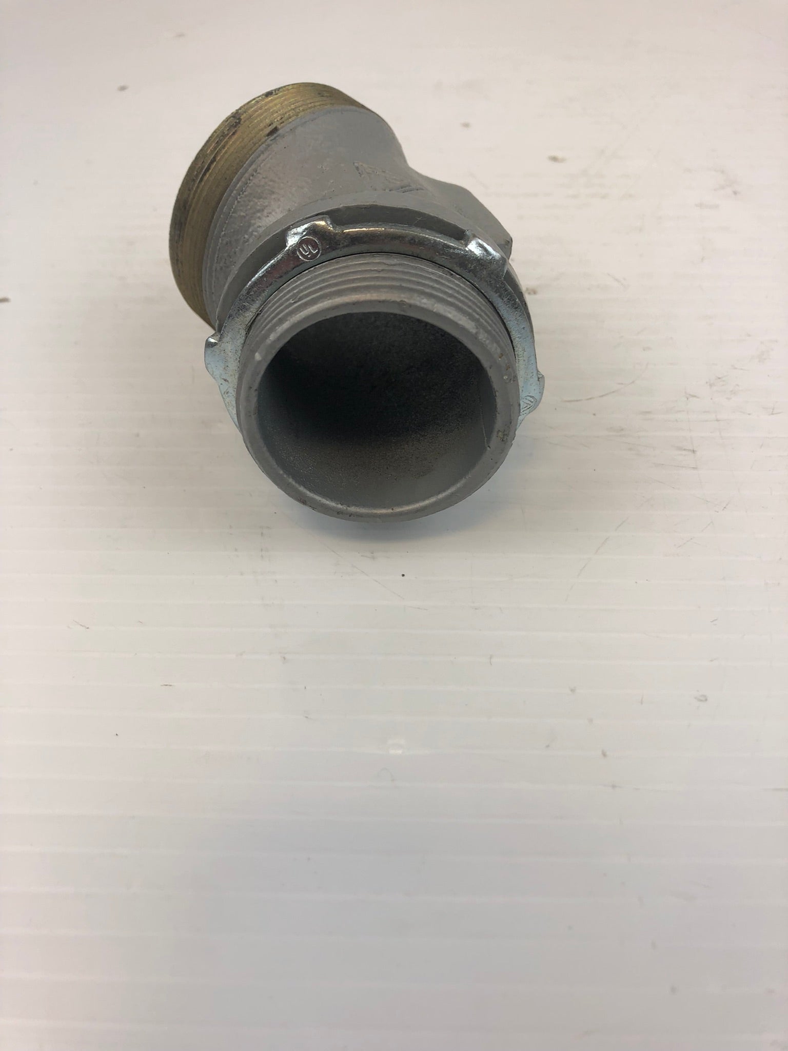 Appleton 1-1/2 ST Conduit Adapter Fitting 90 Degree Iron Elbow 1-1/2" I.D.