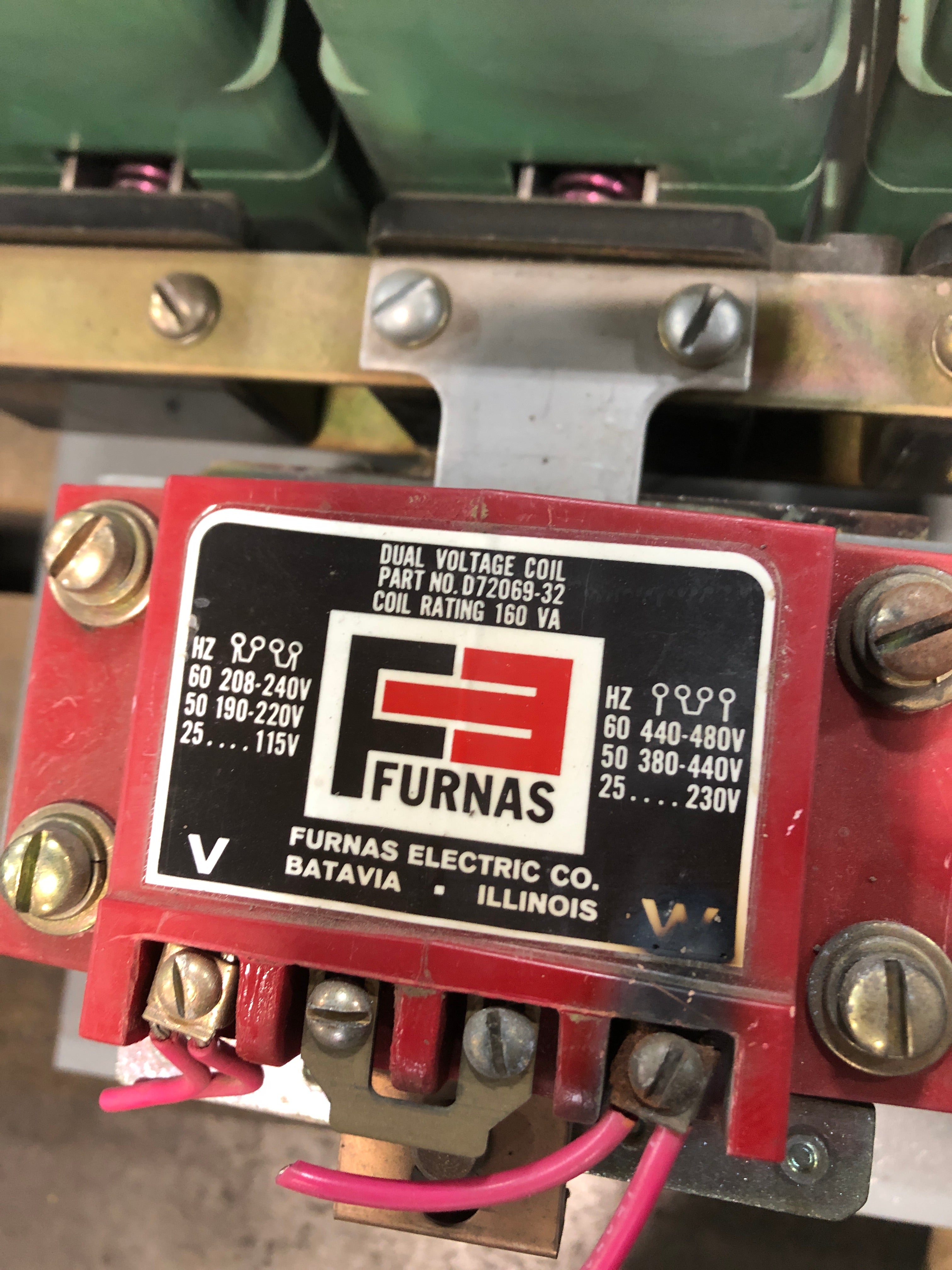 Furnas Electric 40KB32AC Magnetic Controller Size 5