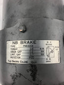 Fuji Electric MKS7075K Induction Motor Fr: 71M 1425RPM 3PH With PNB3004 NB Brake