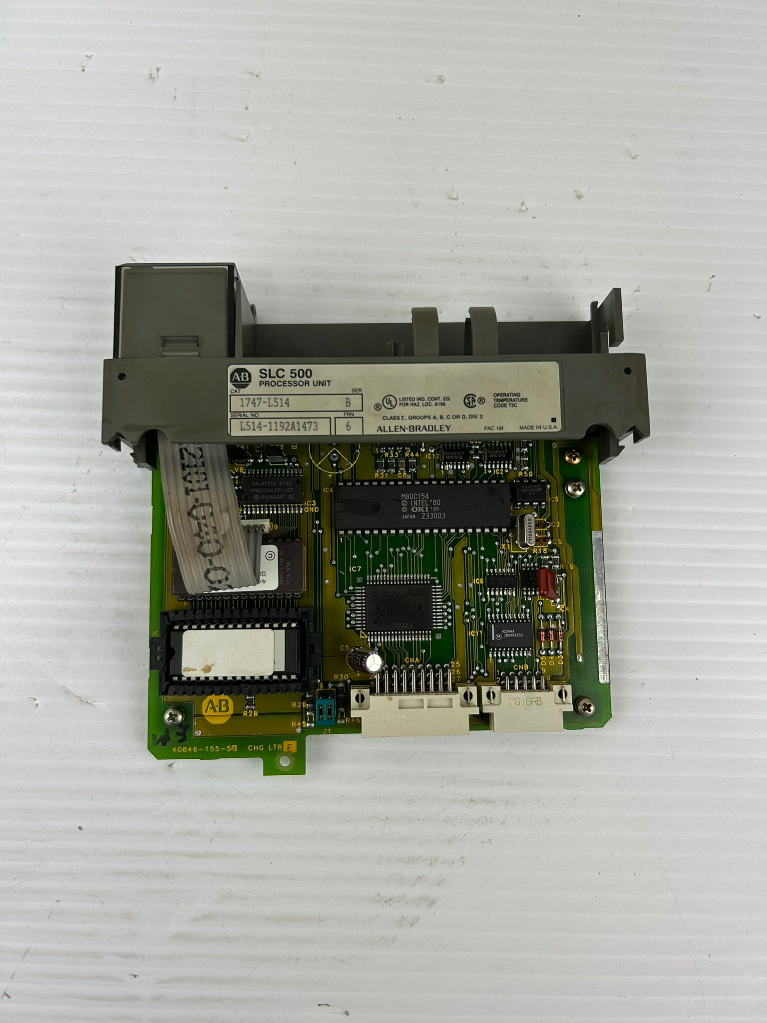 Allen-Bradley 1747-L514 Series B SLC 500 Processor Unit PLC CPU Module 1747L514