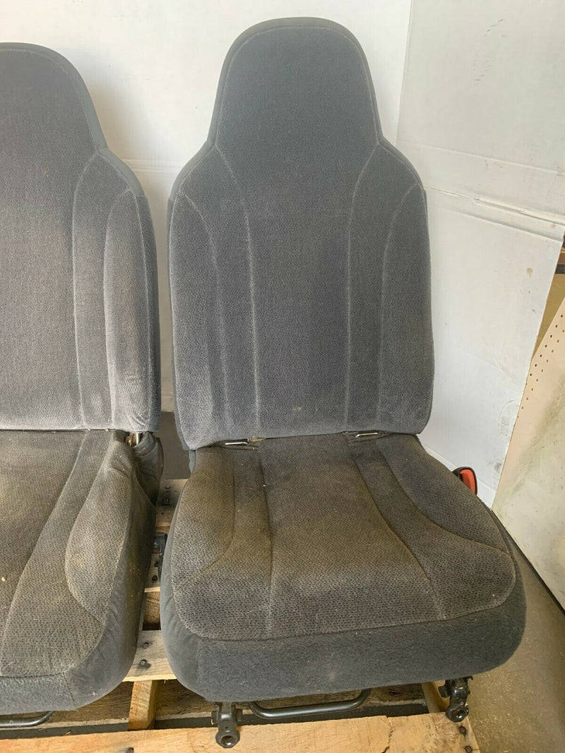2003 Dodge Dakota Extended Cab Passenger RH Front Bucket Seat Gray Cloth
