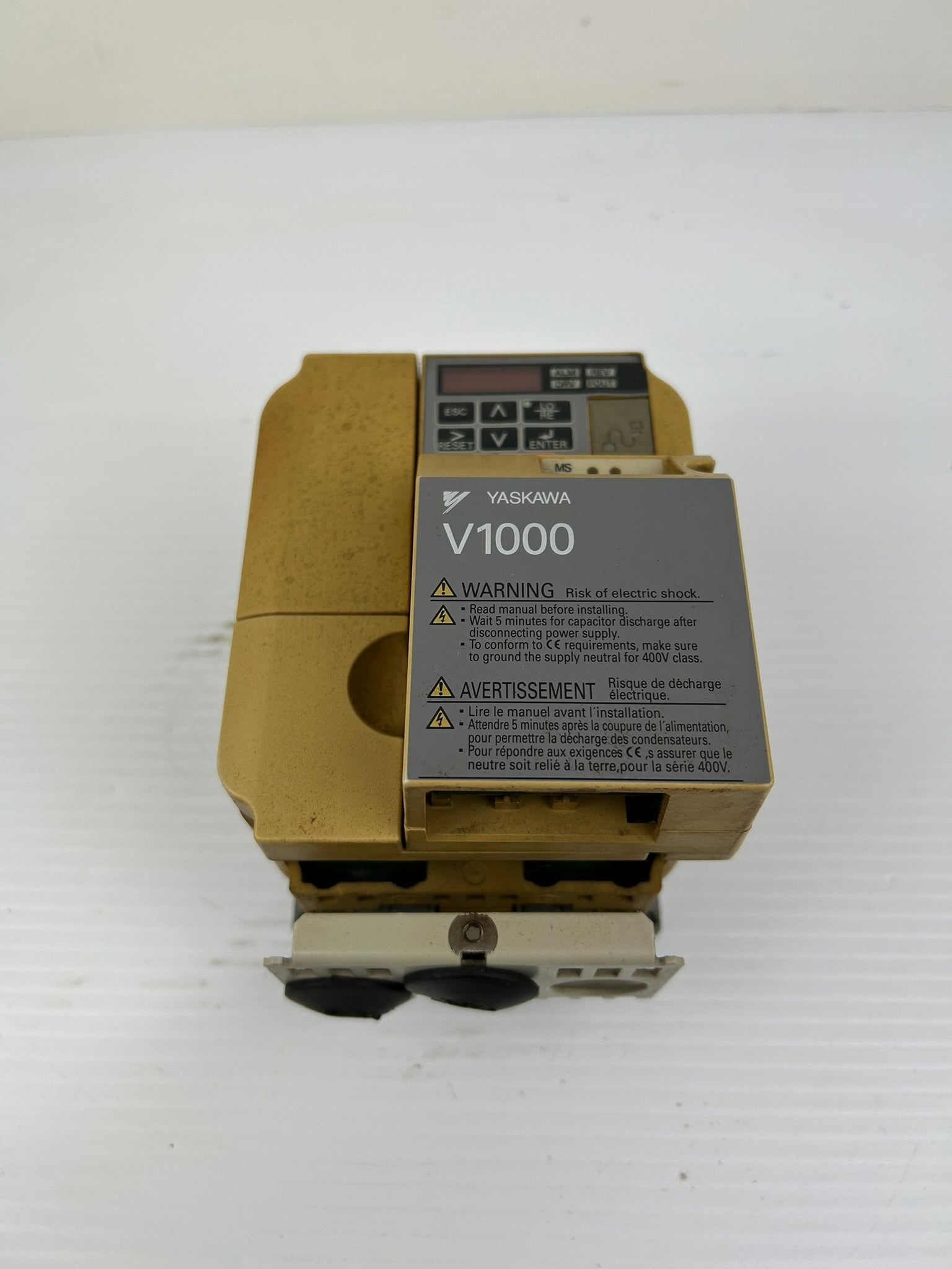 Yaskawa Electric CIMR-VU4A0002FAA AC Industrial Drive Rev A V1000