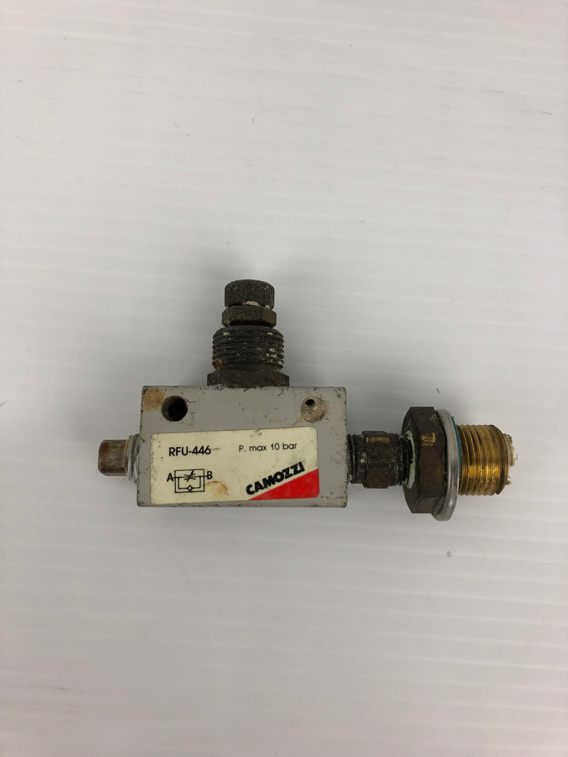 Camozzi RFU-446 Flow Control Valve 10 bar