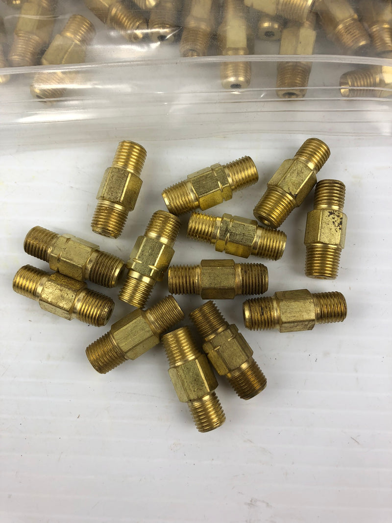 Hex Nipple Brass Pipe Fitting 1/4" ID - Lot of 160