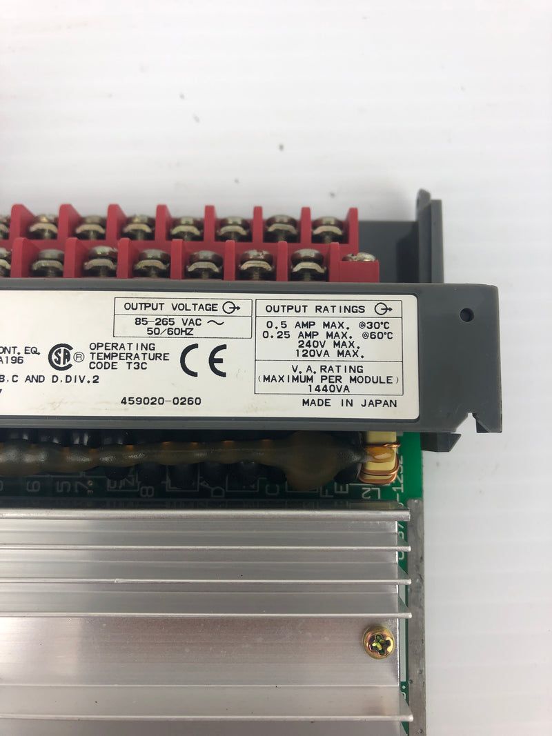 Allen-Bradley 1746-0A16 Output Module SLC 500 TRIAC Ser. C 85-265VAC .5A 50/60Hz