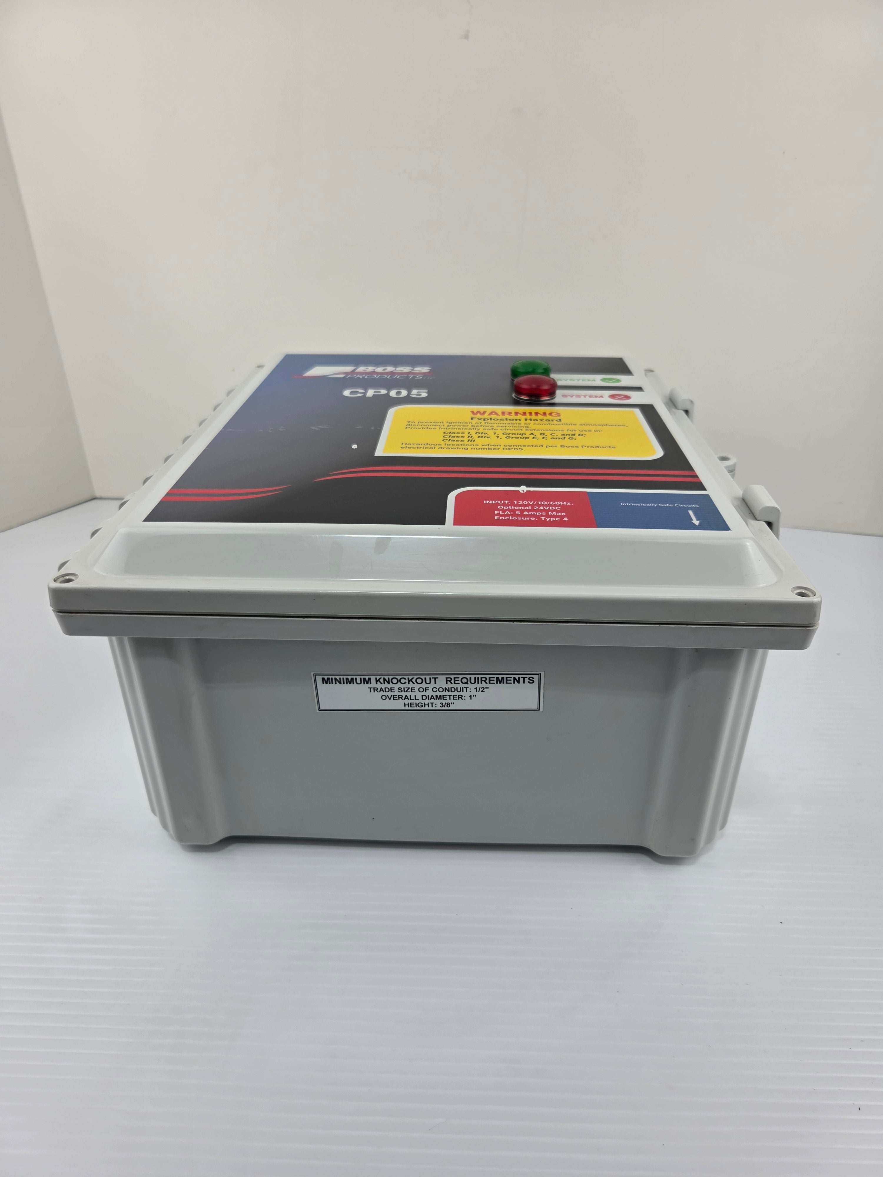 Boss Products CP05 NRV Explosion Isolation Control Panel Siemens LOGO! 8.3 PLC