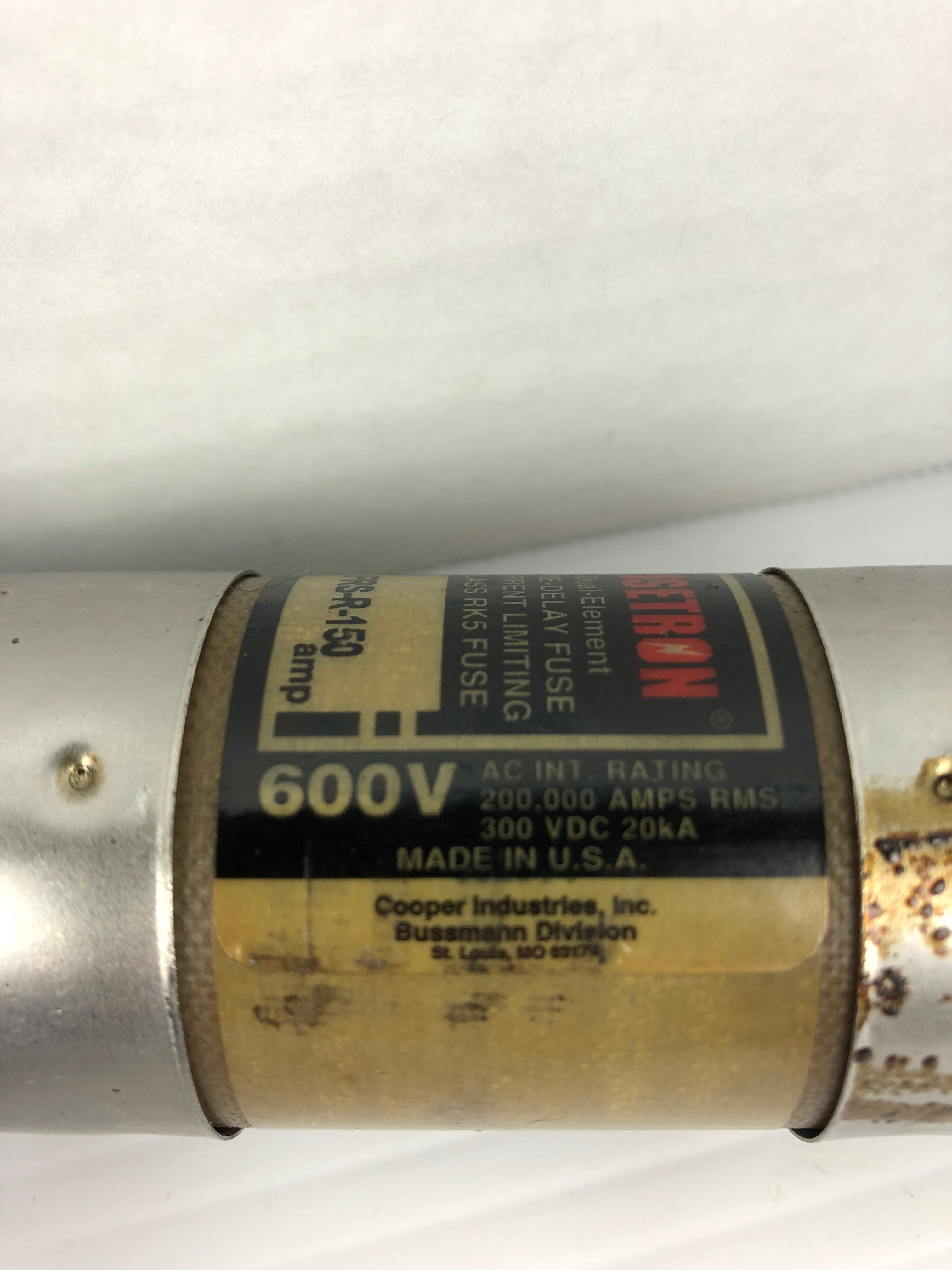 Fusetron FRS-R-150 Fuse RK5 Type D 600V 150A