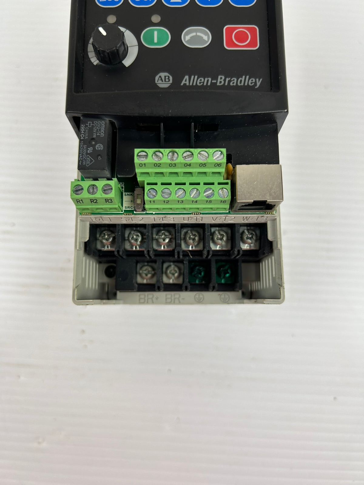 Allen Bradley 22A-B4P5N104 PowerFlex 4 Drive Series A - Missing Top Cover