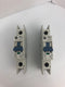 Allen-Bradley 1489-A1D050 Circuit Breaker Ser. A 277V 5A 1P 50/60Hz - Lot of 2