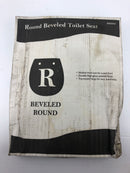 True Value 220285 Round Beveled Toilet Seat