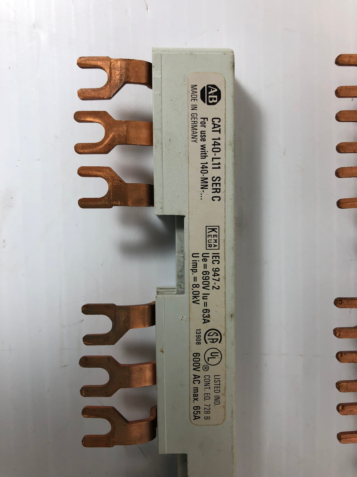 Allen-Bradley 140-L11 Common Link Jumper Terminal Series C - Lot of 3