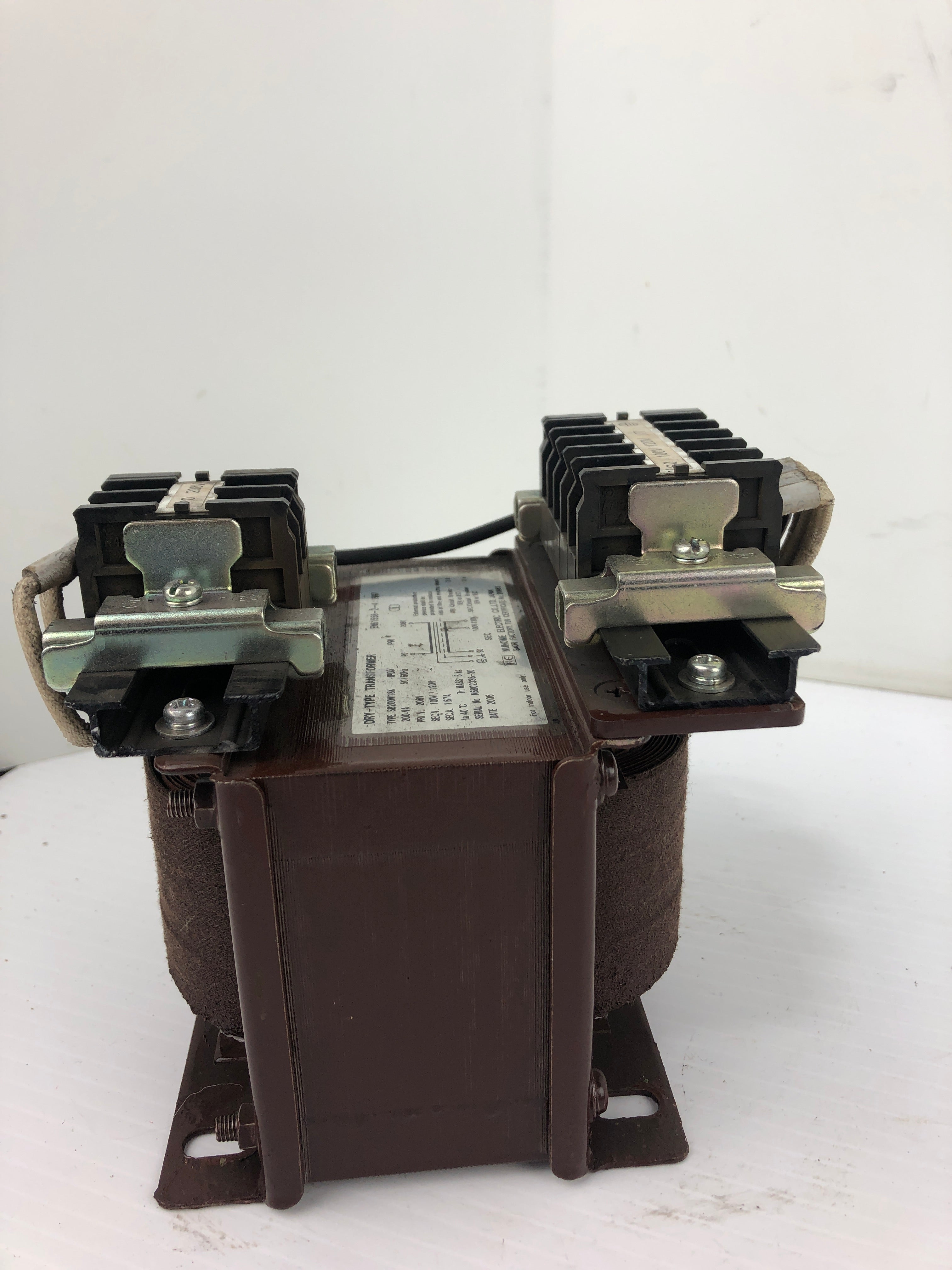 Nunome Electric SB200W18K Dry Type Transformer 200VA 1.67A 50/60Hz 1PH 7P