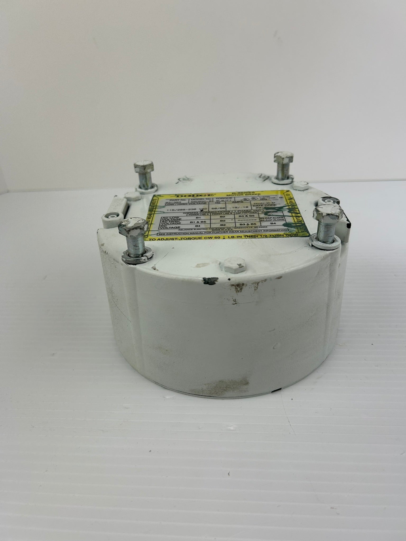 Dodge 56DBSC-6 D-Series Motor Brake 1 Phase 115/208-230 VAC 50/60Hz 031393