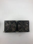 NMB-MAT 4715MS-22T-B50 220V Cooling Fan Assembly 4715MS-23T-B50 230V - 2 Fans