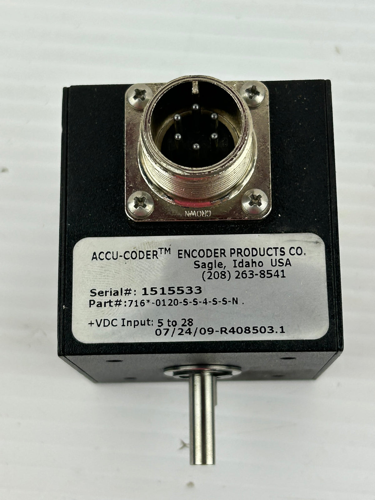 Accu-Coder 716*-0120-S-S-4-S-S-N Industrial Rotary Encoder 5-28 VDC