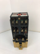 Allen-Bradley 700-PK400A1 AC Relay Type:PK Ser.B With 700-PB40 Auxiliary Contact