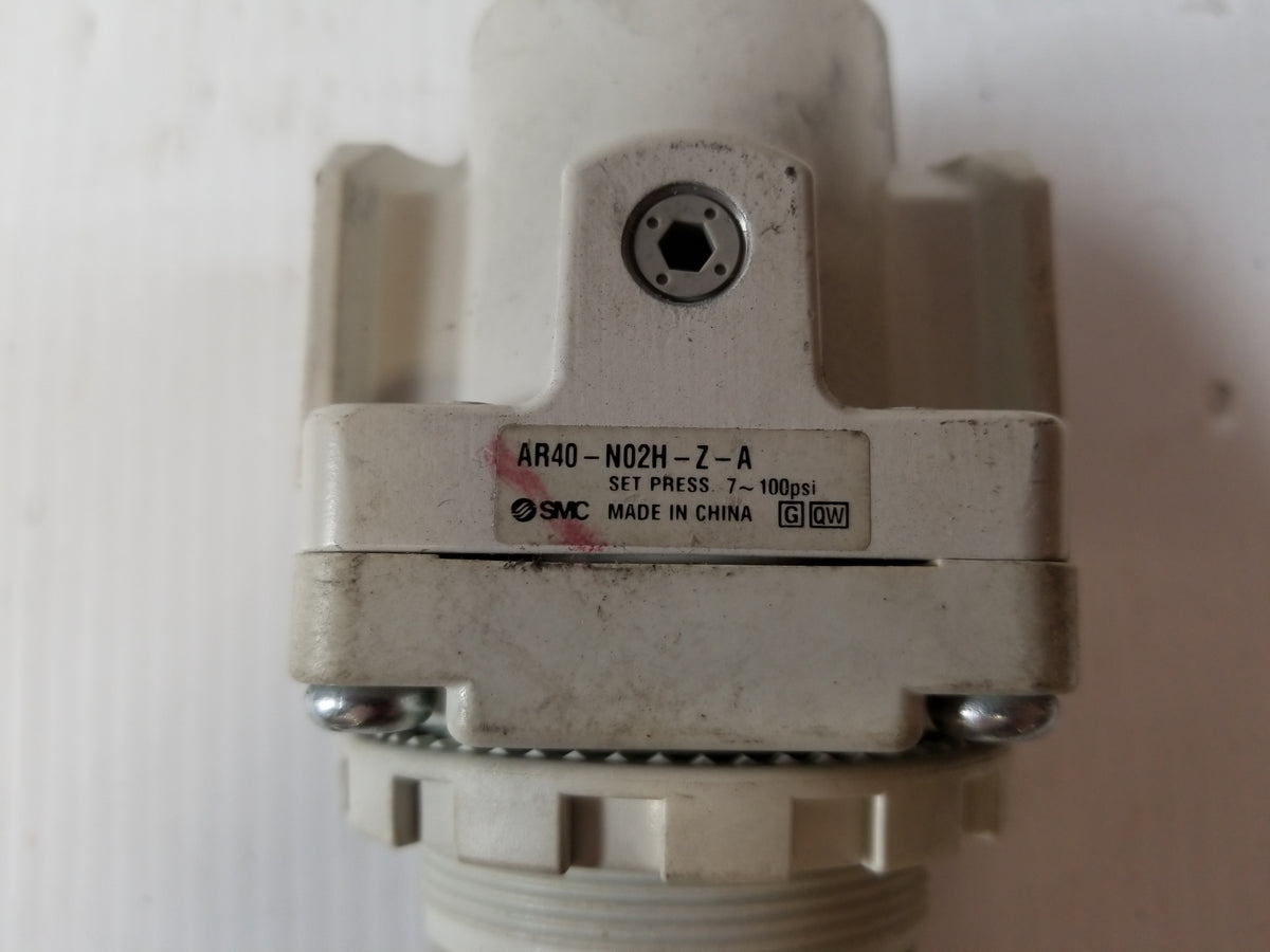 SMC AR40-N02H-Z-A Pneumatic Pressure Regulator 100PSI