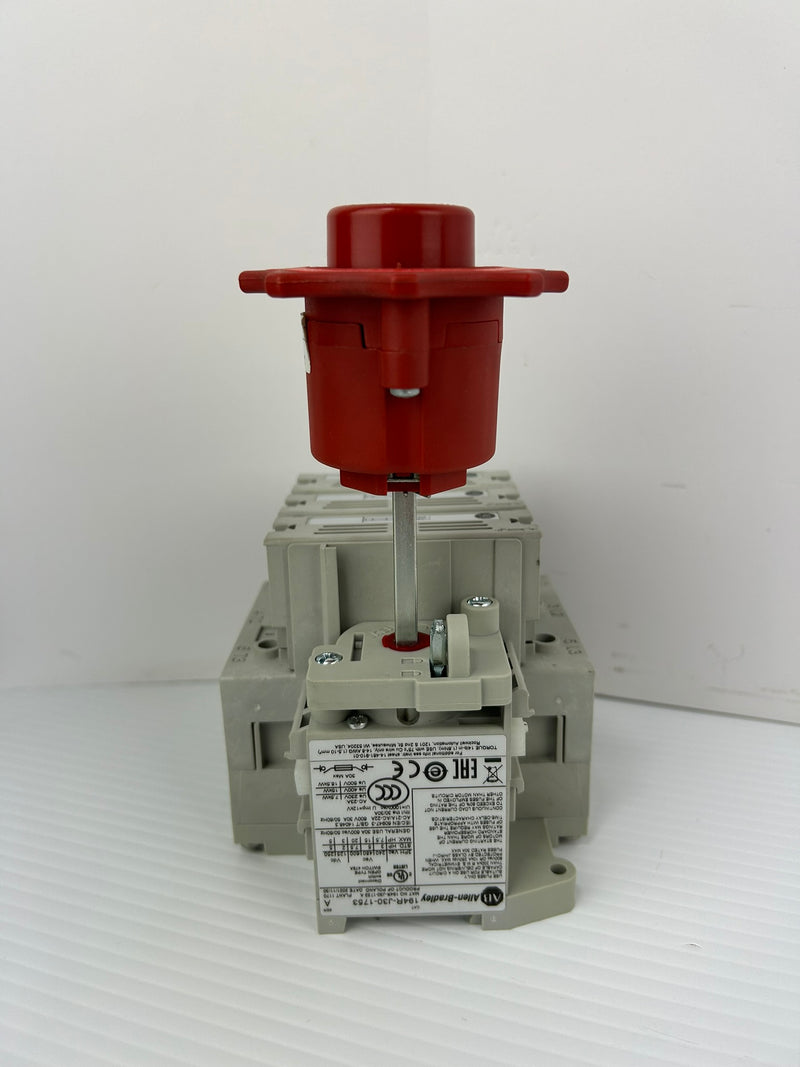 Allen-Bradley 194R-J30-1753 Disconnect Switch Series A with 194R-NHR1 Handle