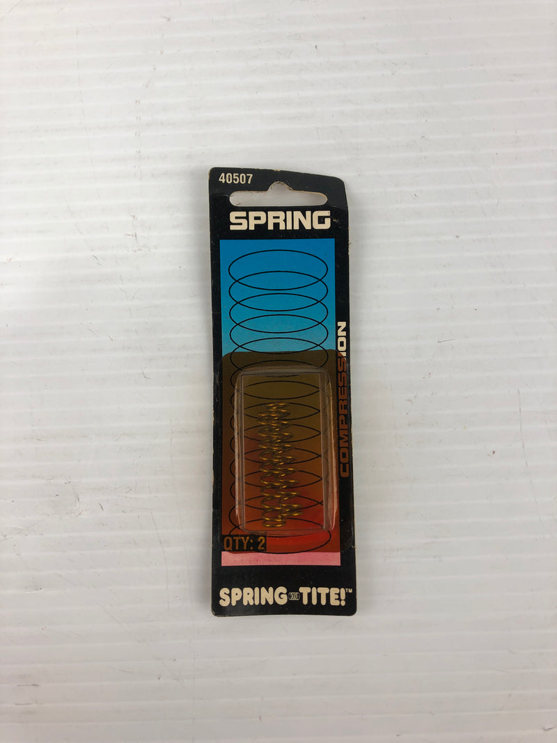 Spring-Tite 40507 Compression Spring 1-3/8" x 5/16" x .040 - Box of 2