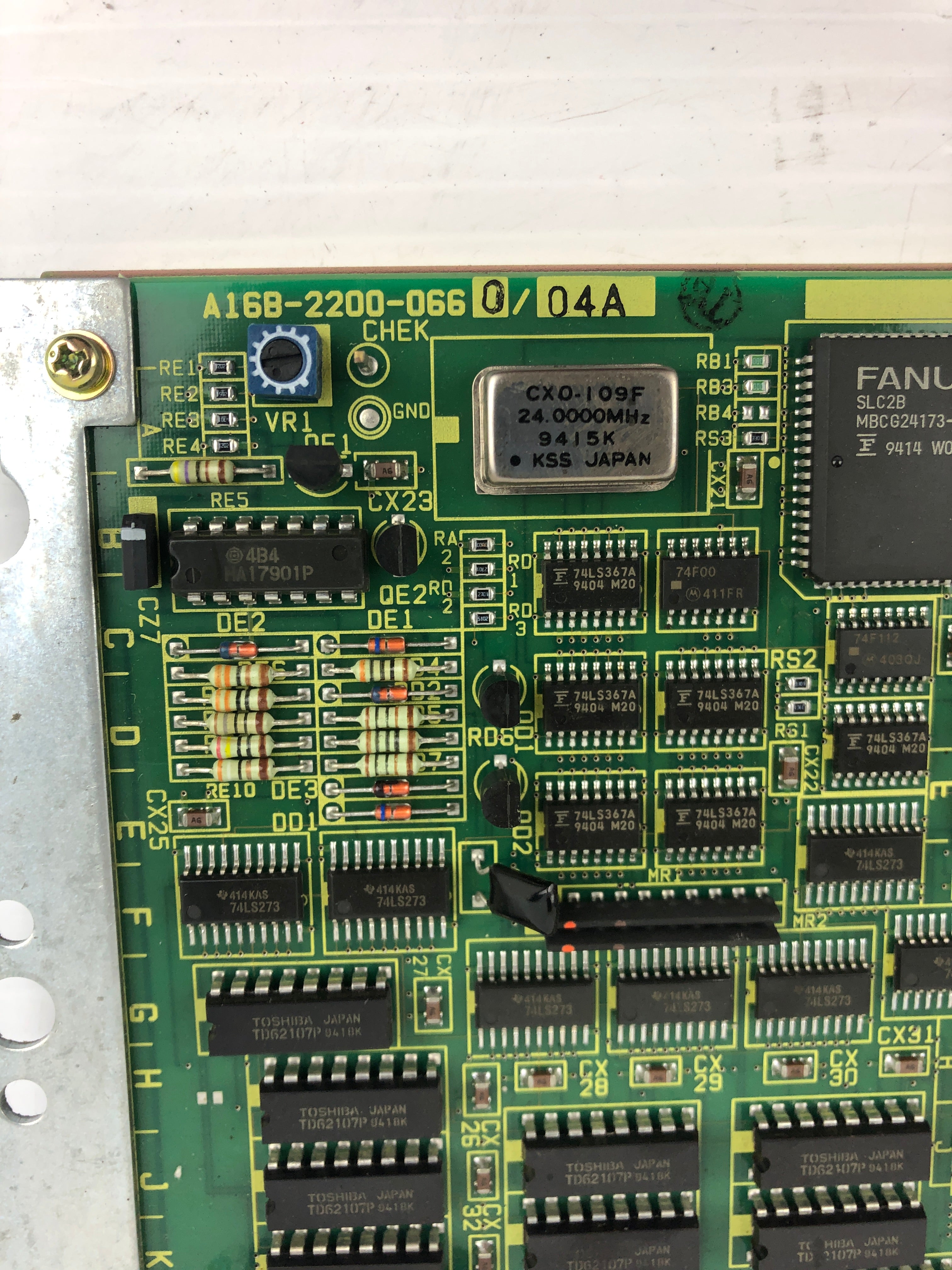 Fanuc A16B-2200-0660/04A Operator Interface Circuit Board