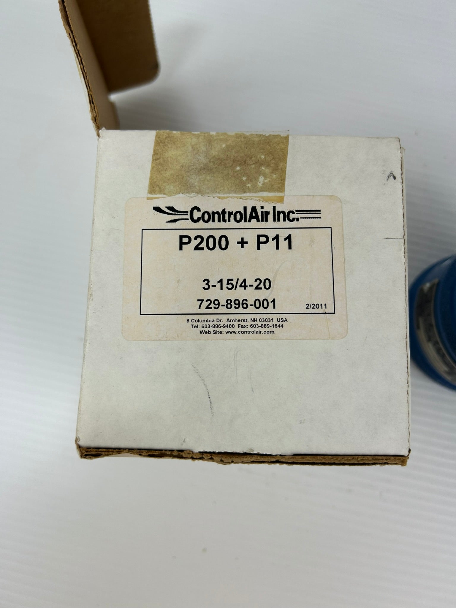 Control Air Inc P200+P11 Electropneumatic I/P Transducer