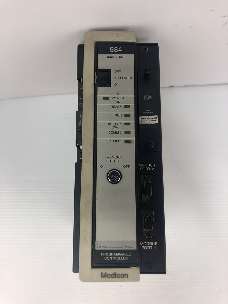 AEG PC-0984-680 Modicon Programmable Controller Module