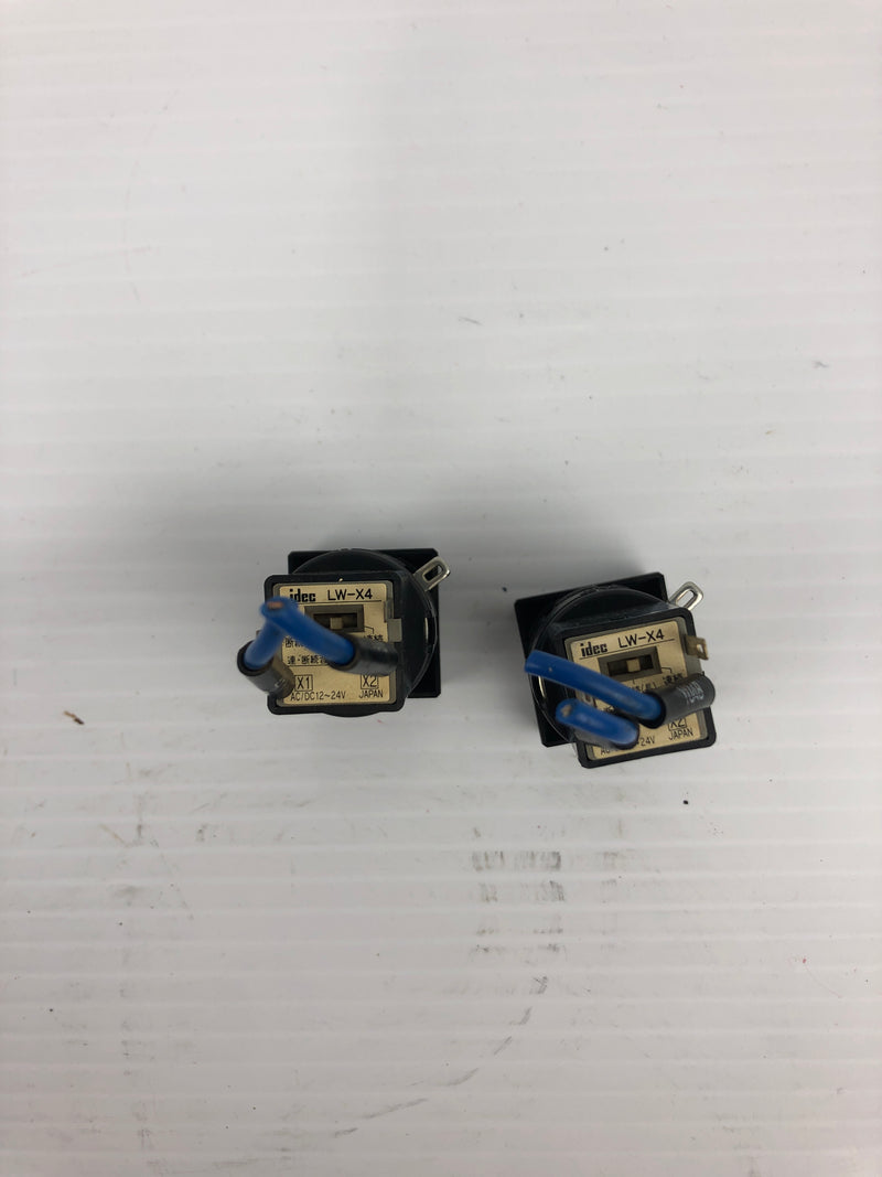 IDEC LW-X4 Buzzer 12~24V - Lot of 2