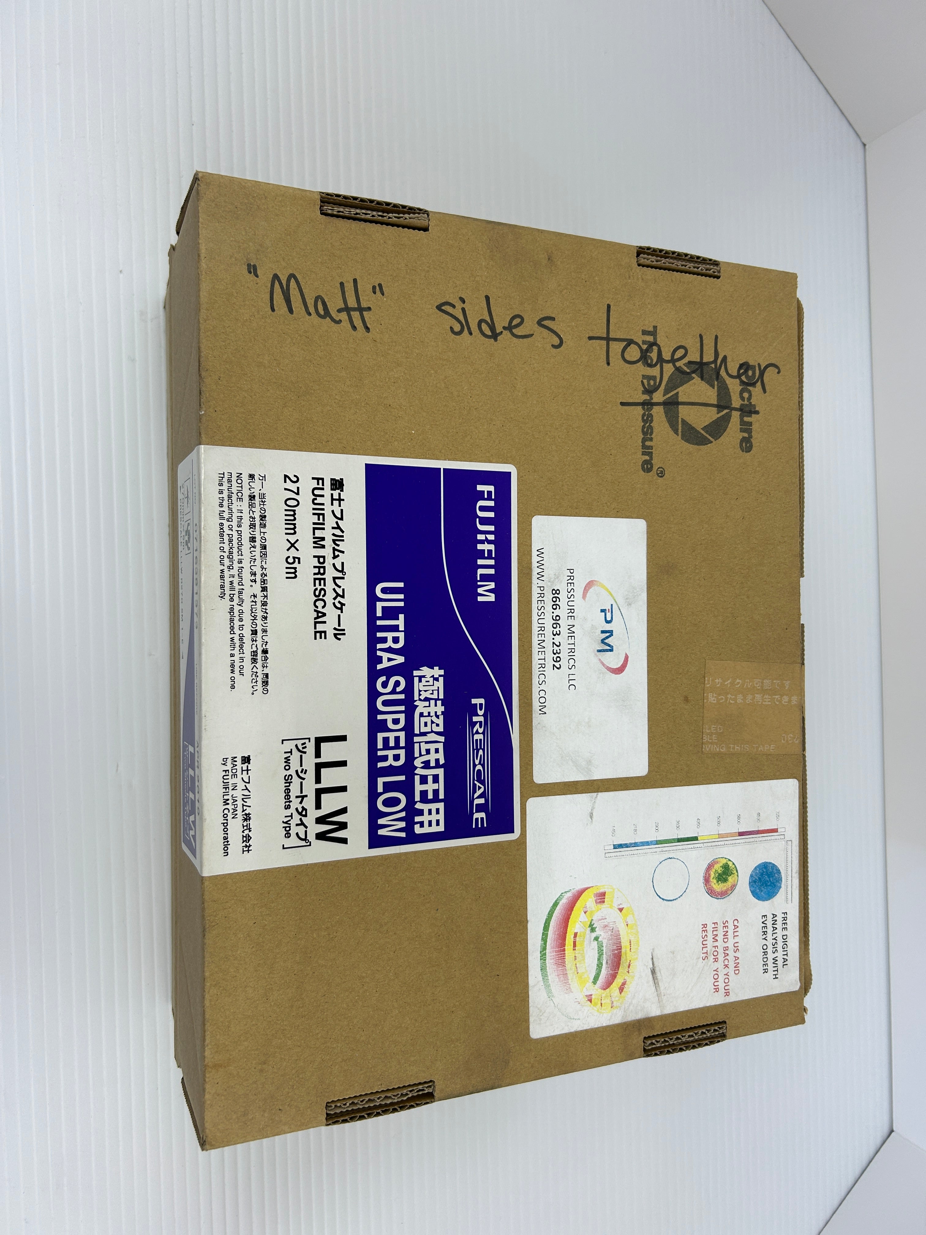 Fujifilm Prescale LLLW-R270-5M-1-E Ultra Super Low Film LLLW LLLW-R270-5M-1 4/19